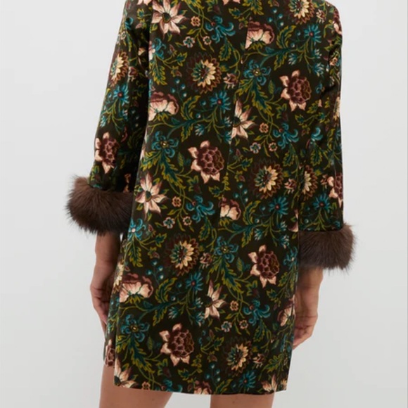 Tuckernuck Hazel Moonflower Velvet Mod Ellie Dress - Picture 4 of 14